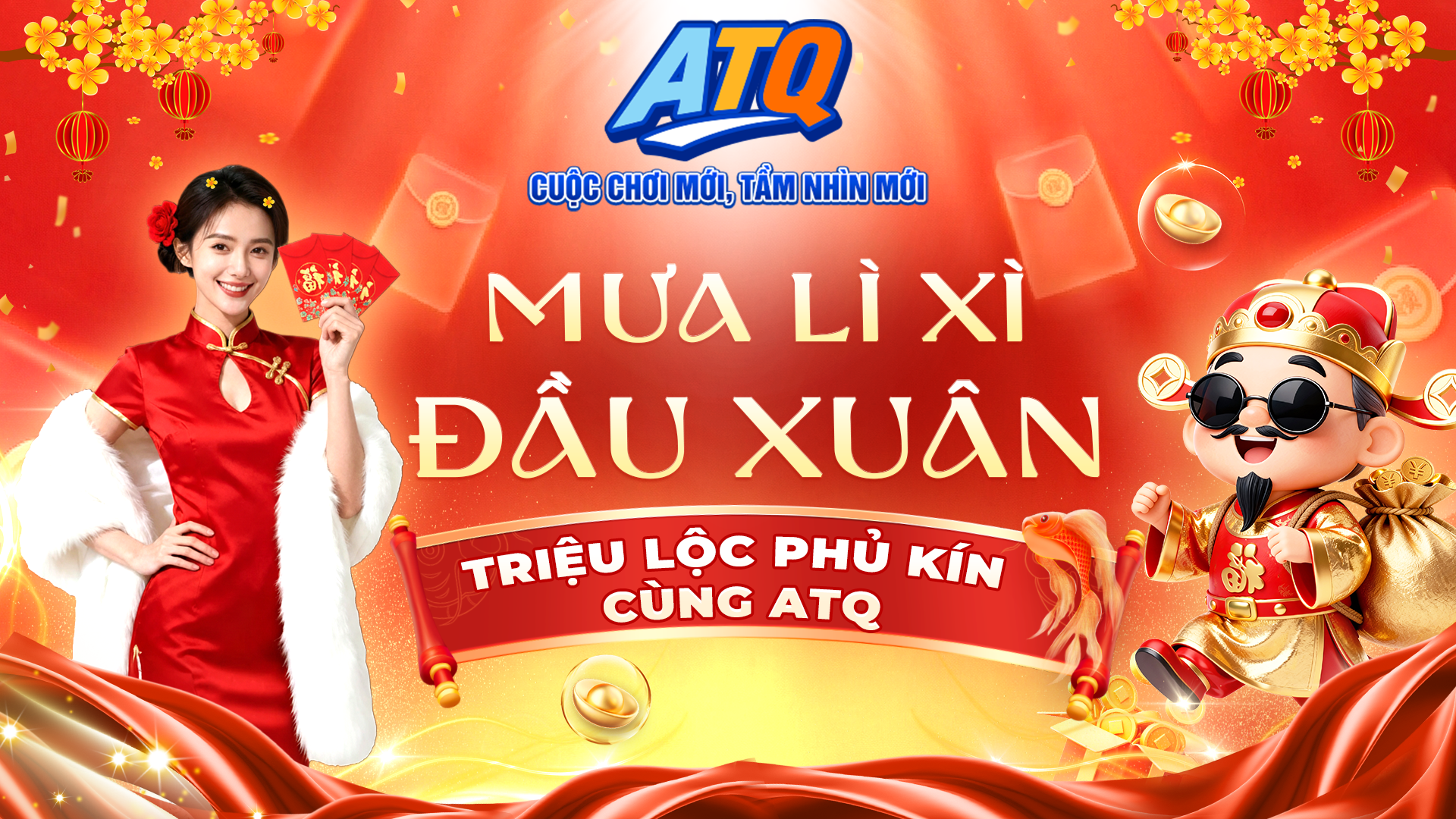 ĐÓN MƯA LÌ XÌ ĐẦU XUÂN, TRIỆU LỘC PHỦ KÍN CÙNG LIÊN MINH ATQ